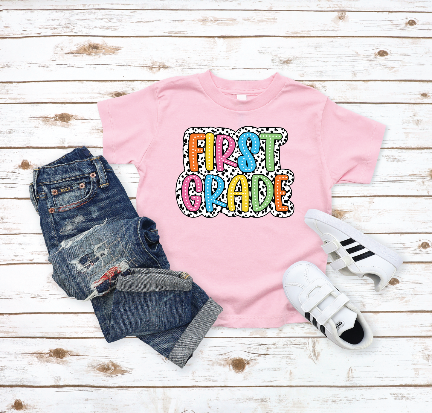 Girls 1st Grade Back to School Graphic Tee