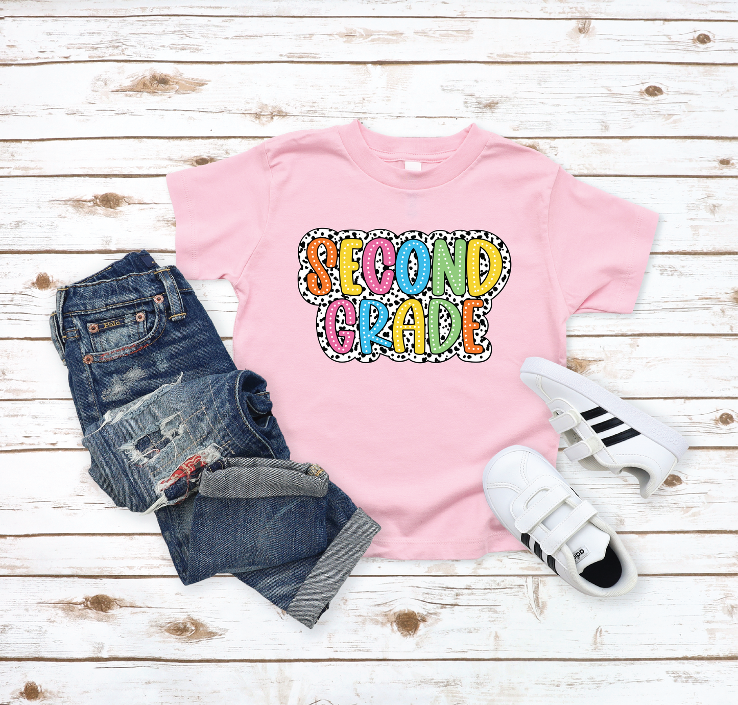 Girls 2nd Grade Back to School Graphic Tee