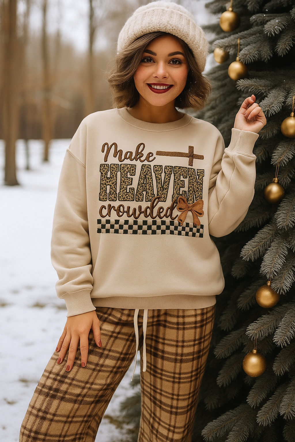Make Heaven Crowded- UNISEX GRAPHIC SWEATSHIRT