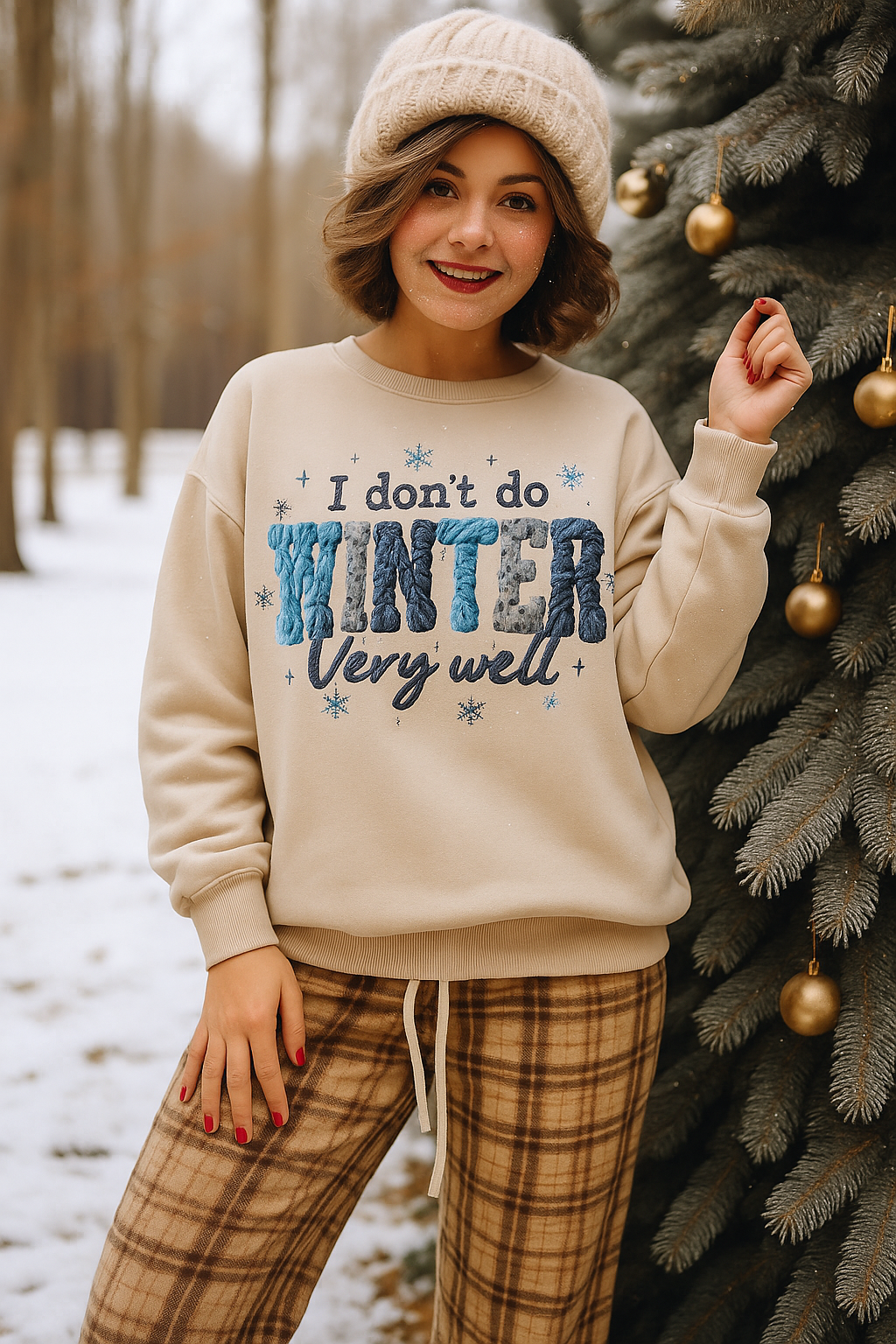 I DONT DO WINTER VERY WELL - UNISEX GRAPHIC SWEATSHIRT