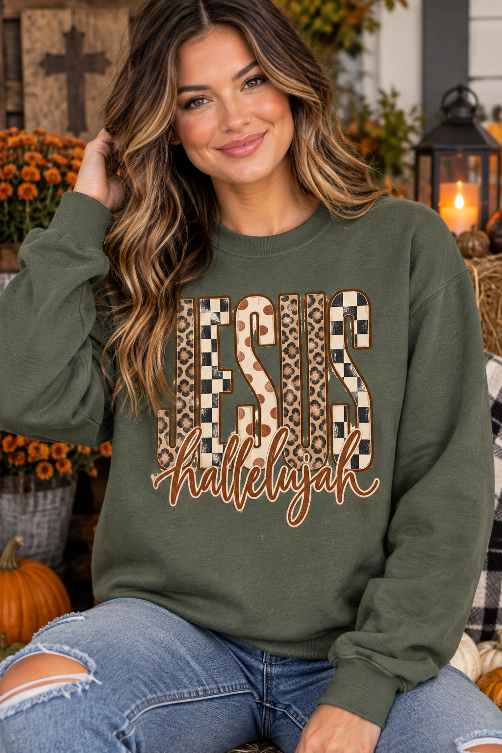 Jesus Hallelujah- Graphic Sweatshirt/Tee