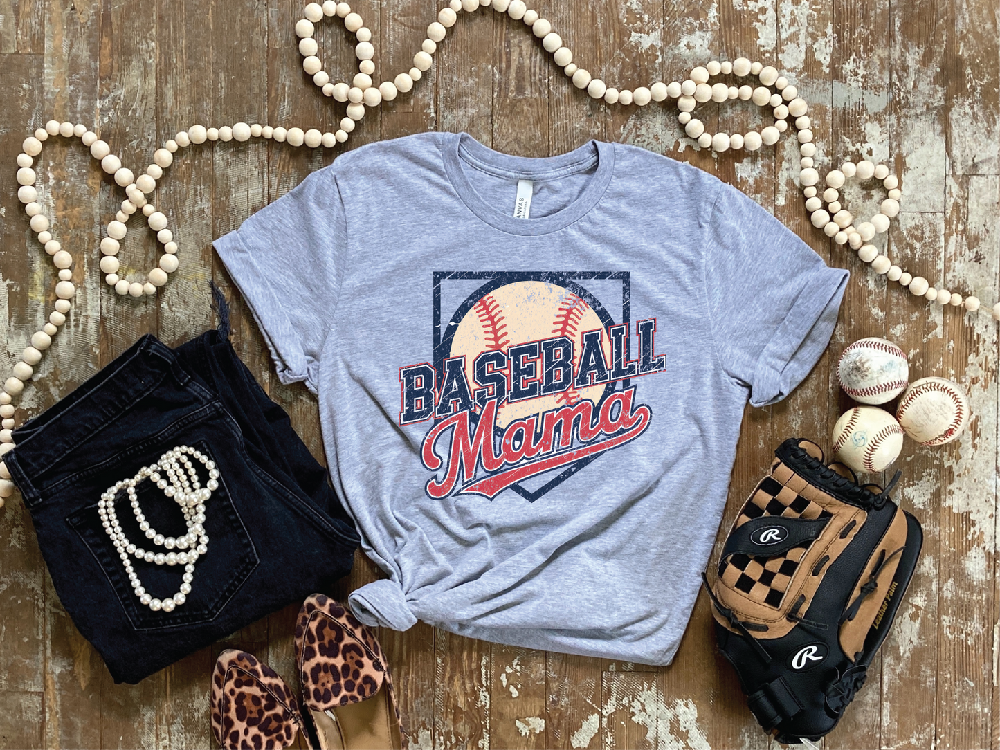 Vintage Baseball Mom- Unisex Graphic Tee