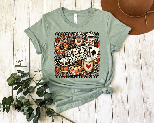 Cozy Season Fall Graphic T-Shirt