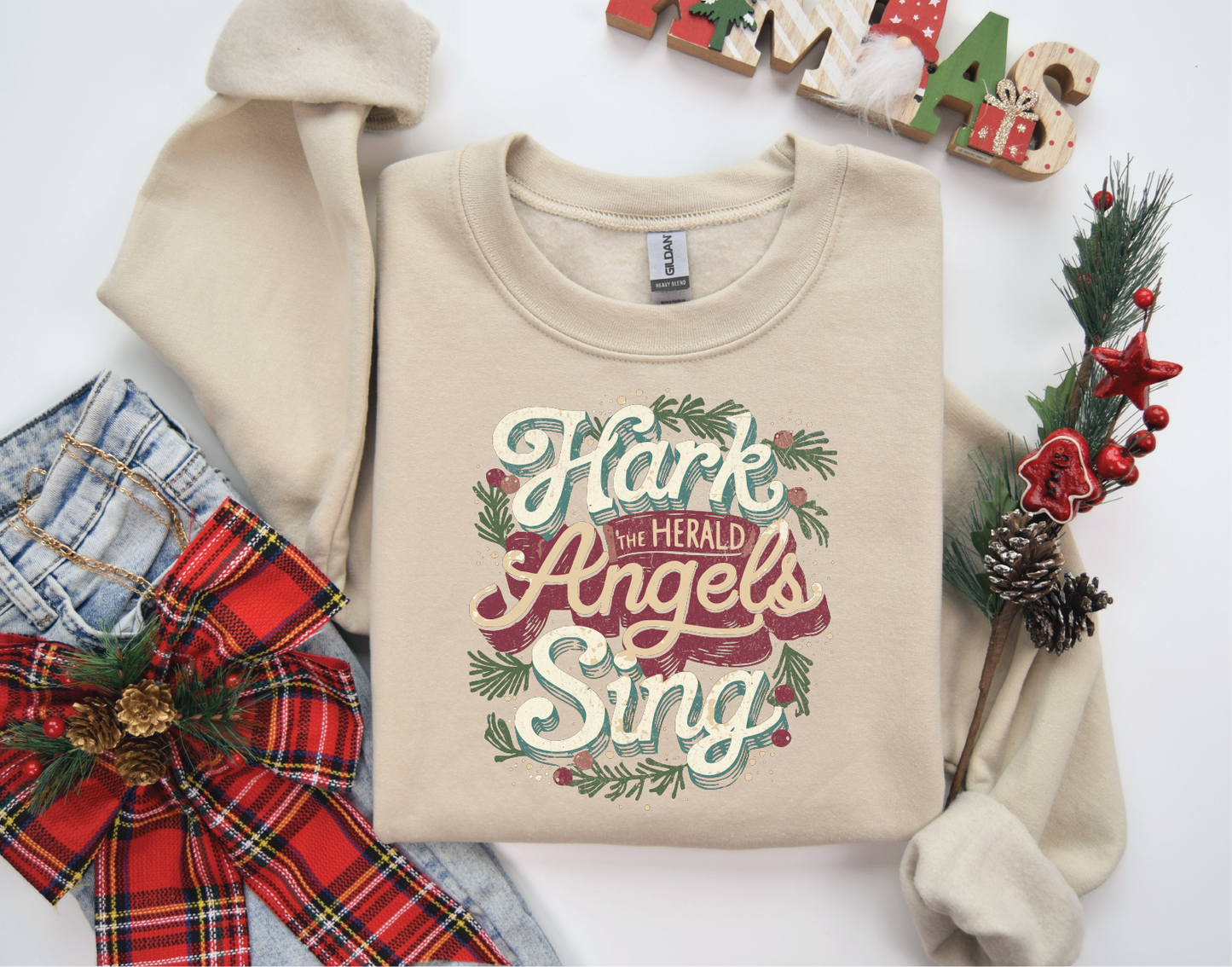 Hark We Heard The Angels Sing- Graphic Sweater