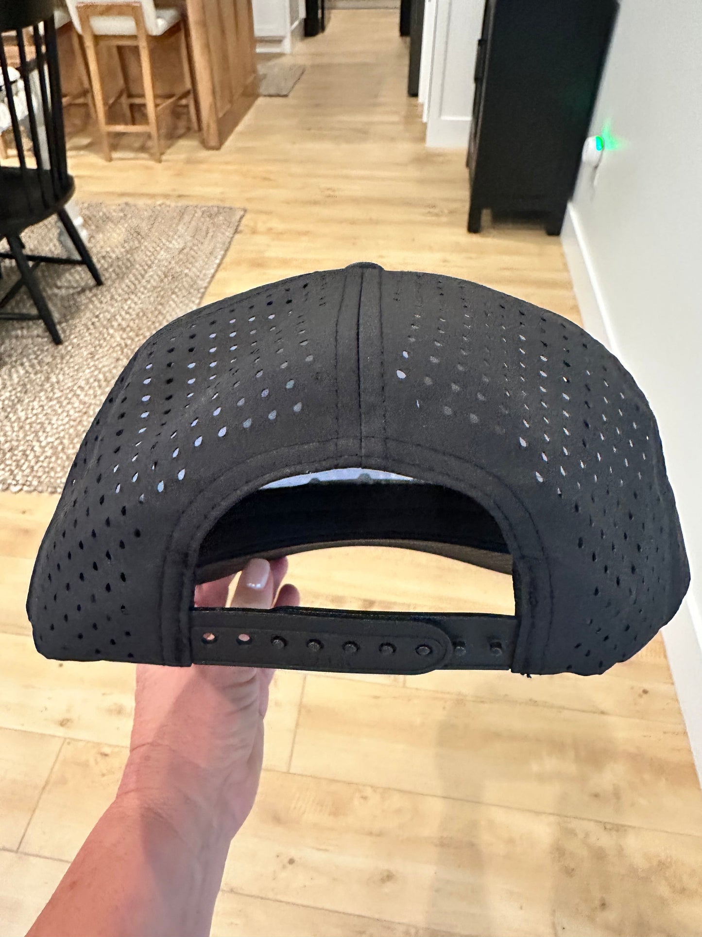 Dont Chase Tail on a Black Rope Hat