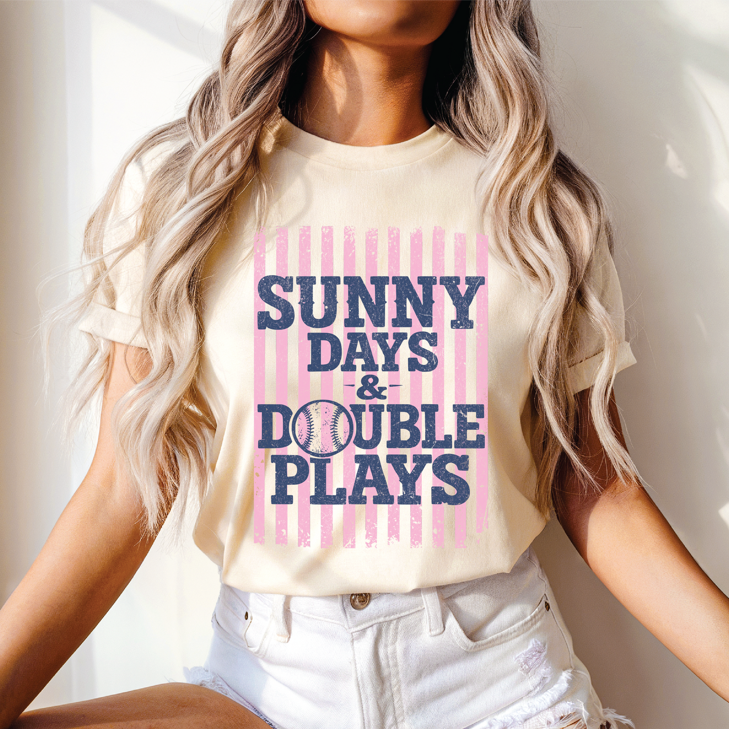 Sunny Days and Double Plays - UNISEX GRAPHIC Tee