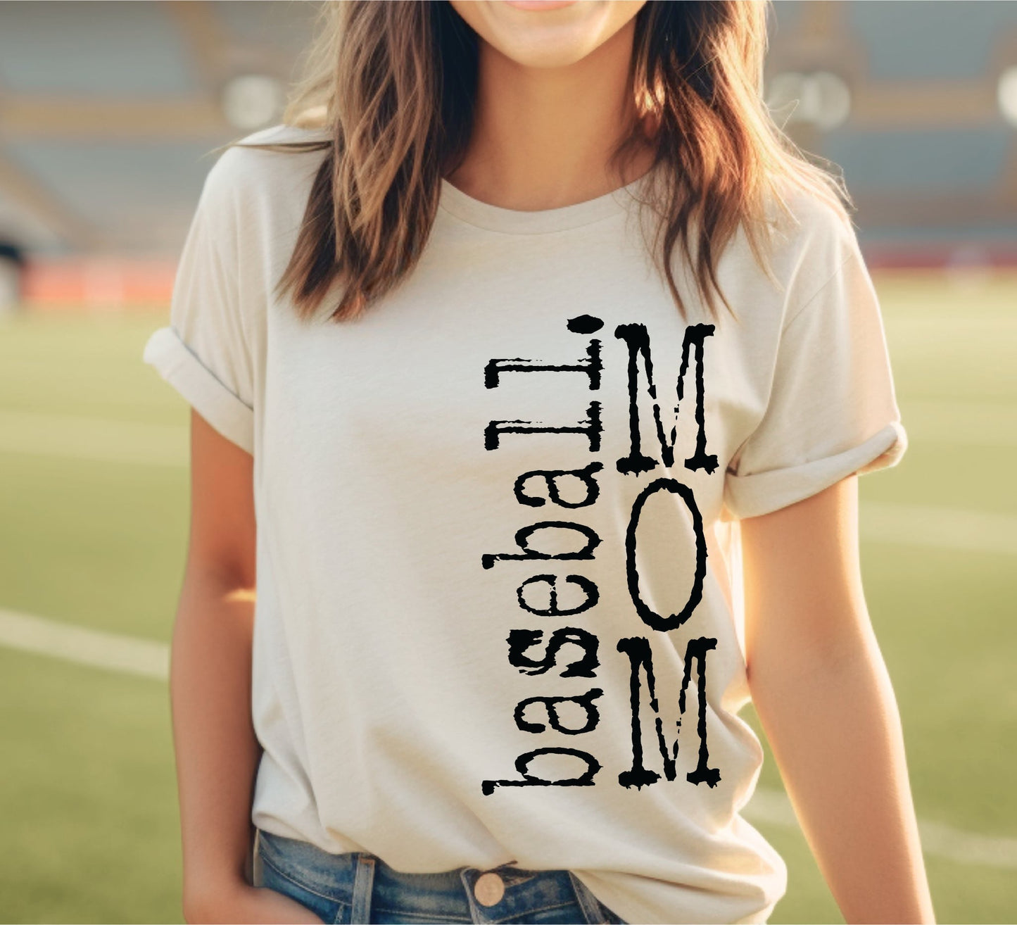 Baseball Mom Grunge - Southern Belles & Company Boutique