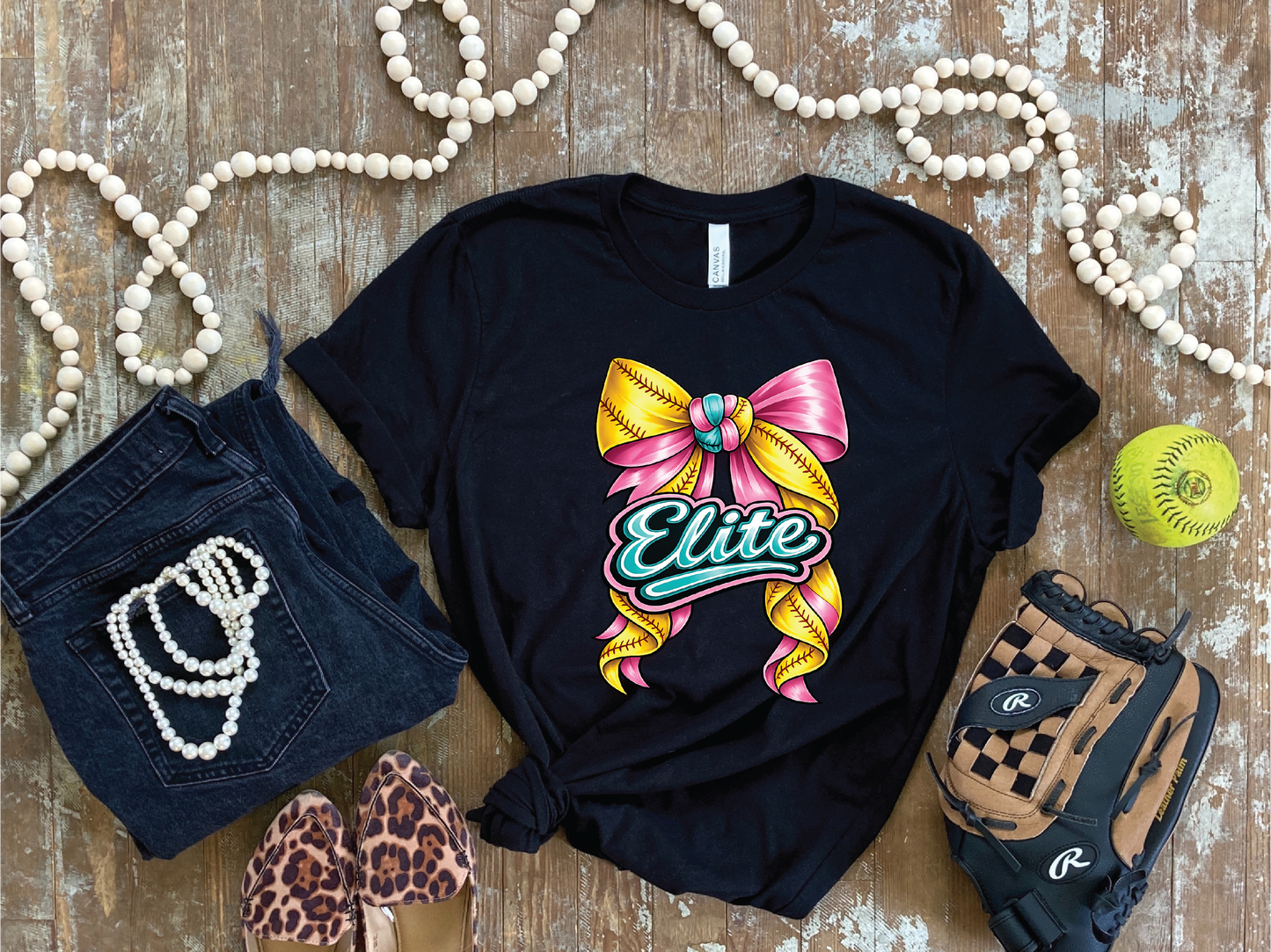 Elite Softball Bow Spirit - Unisex Graphic Tee