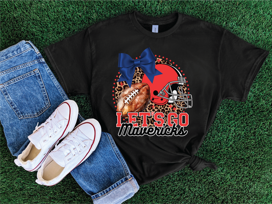 Let's Go School Spirit Tee- Mavericks