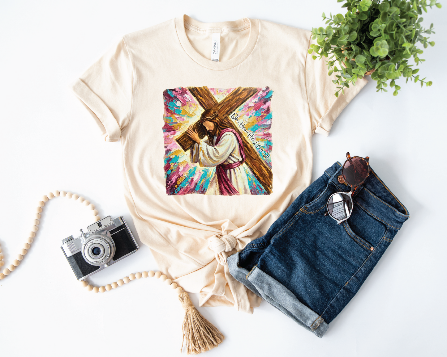 Oh How He Loved Us - UNISEX GRAPHIC Tee