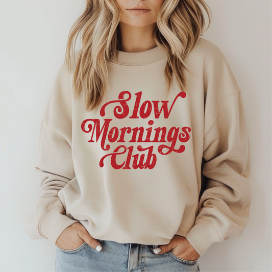 Slow Morning Club Graphic T-shirt