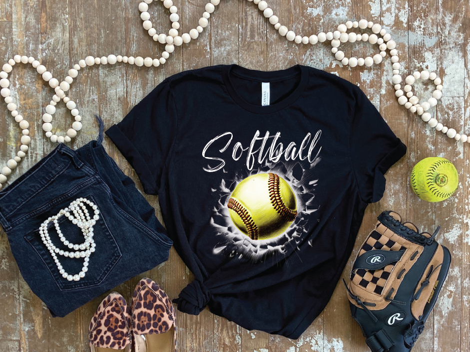 Ball Breakthrough Softball - UNISEX Graphic TEE