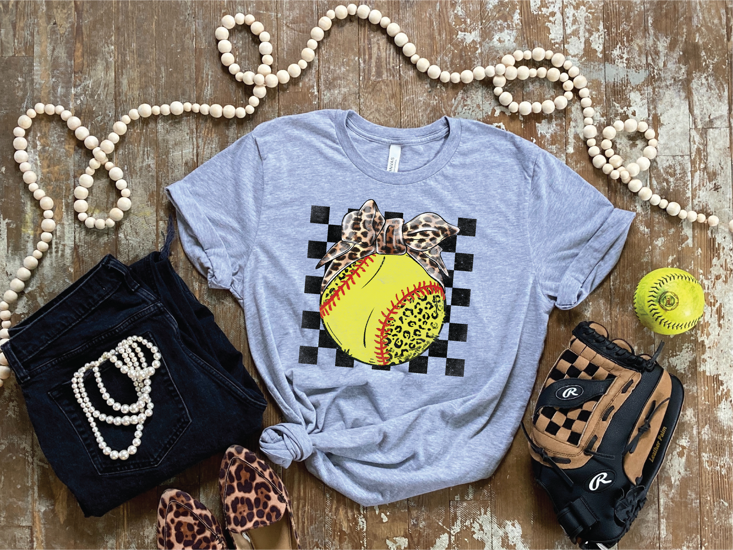 Softball Leopard/Checkered