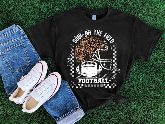 Soul on the Field- Football Graphic T-shirt