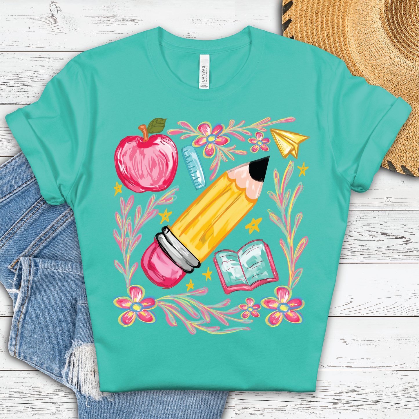 Teachers Pencil Graphic Tee