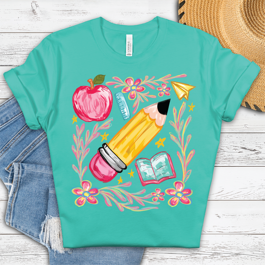 Teachers Pencil  Graphic Tee