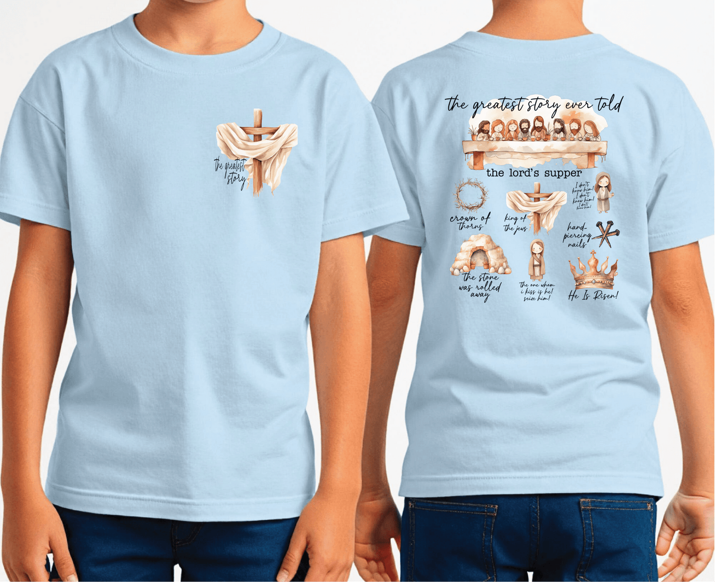 The Greatest Story Ever Told Ice Blue - Southern Belles & Company Boutique