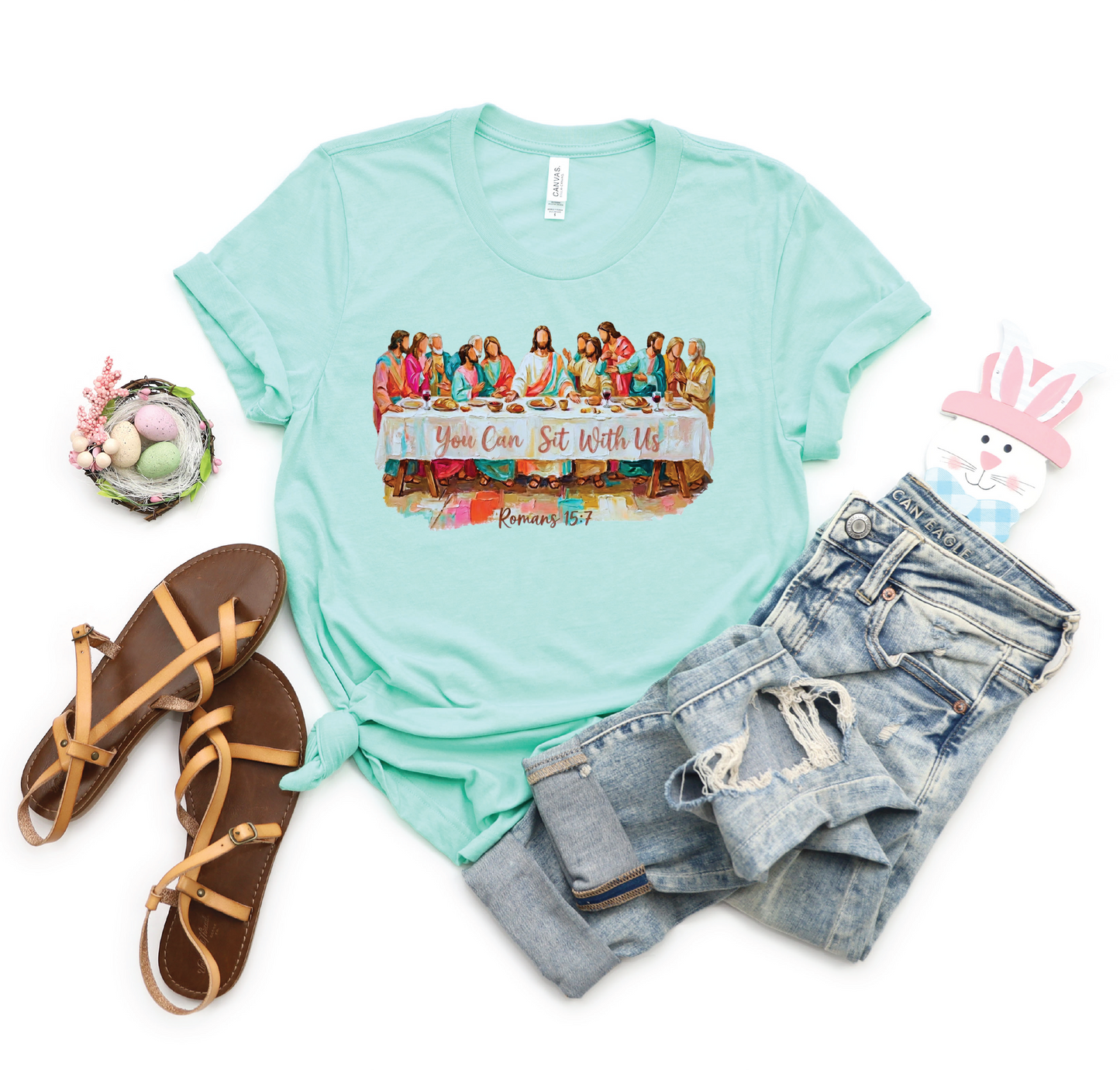 You Can Sit With Us- Easter Unisex Graphic Tee