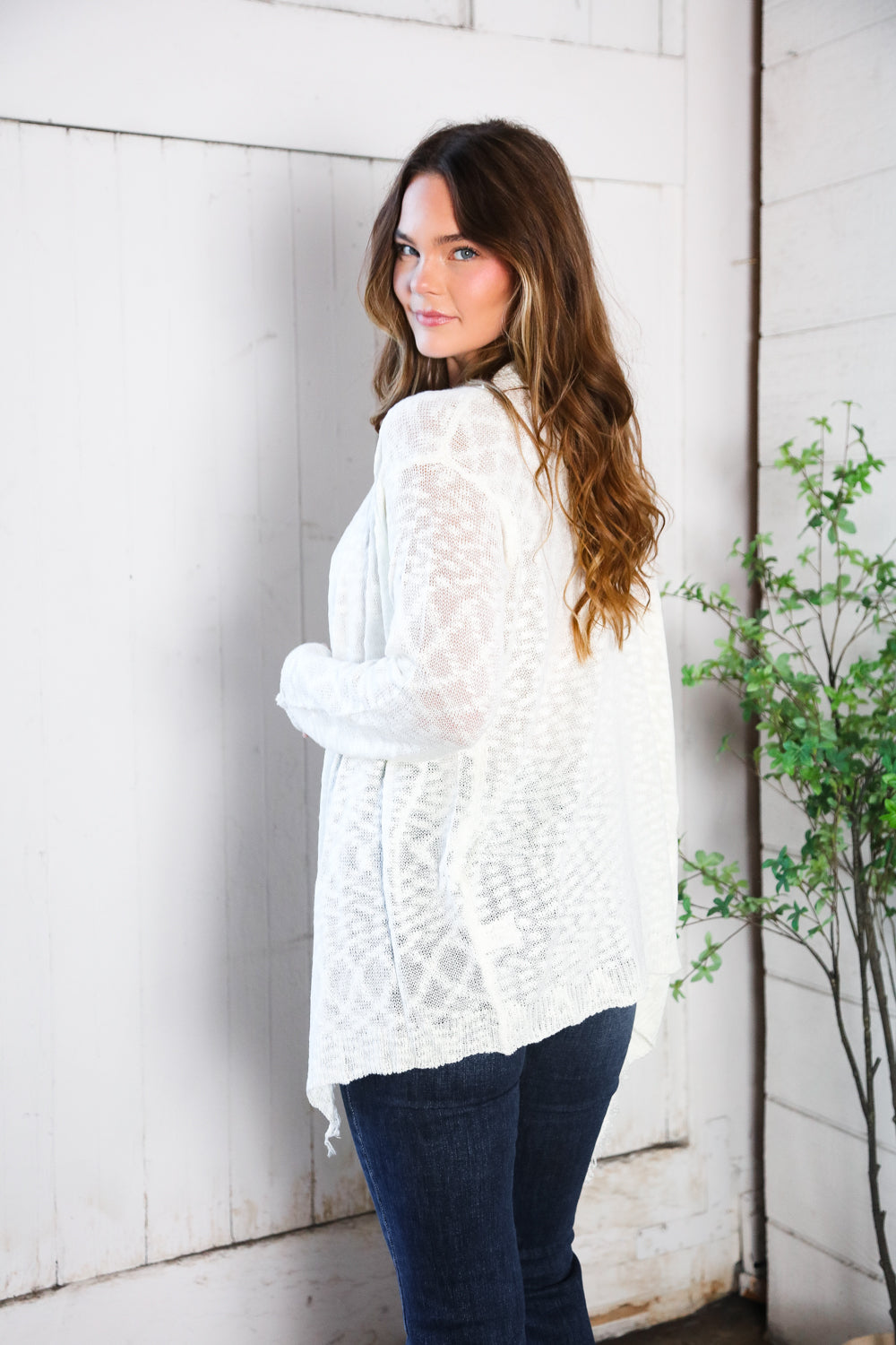 Ever After Frayed Edge Cardigan