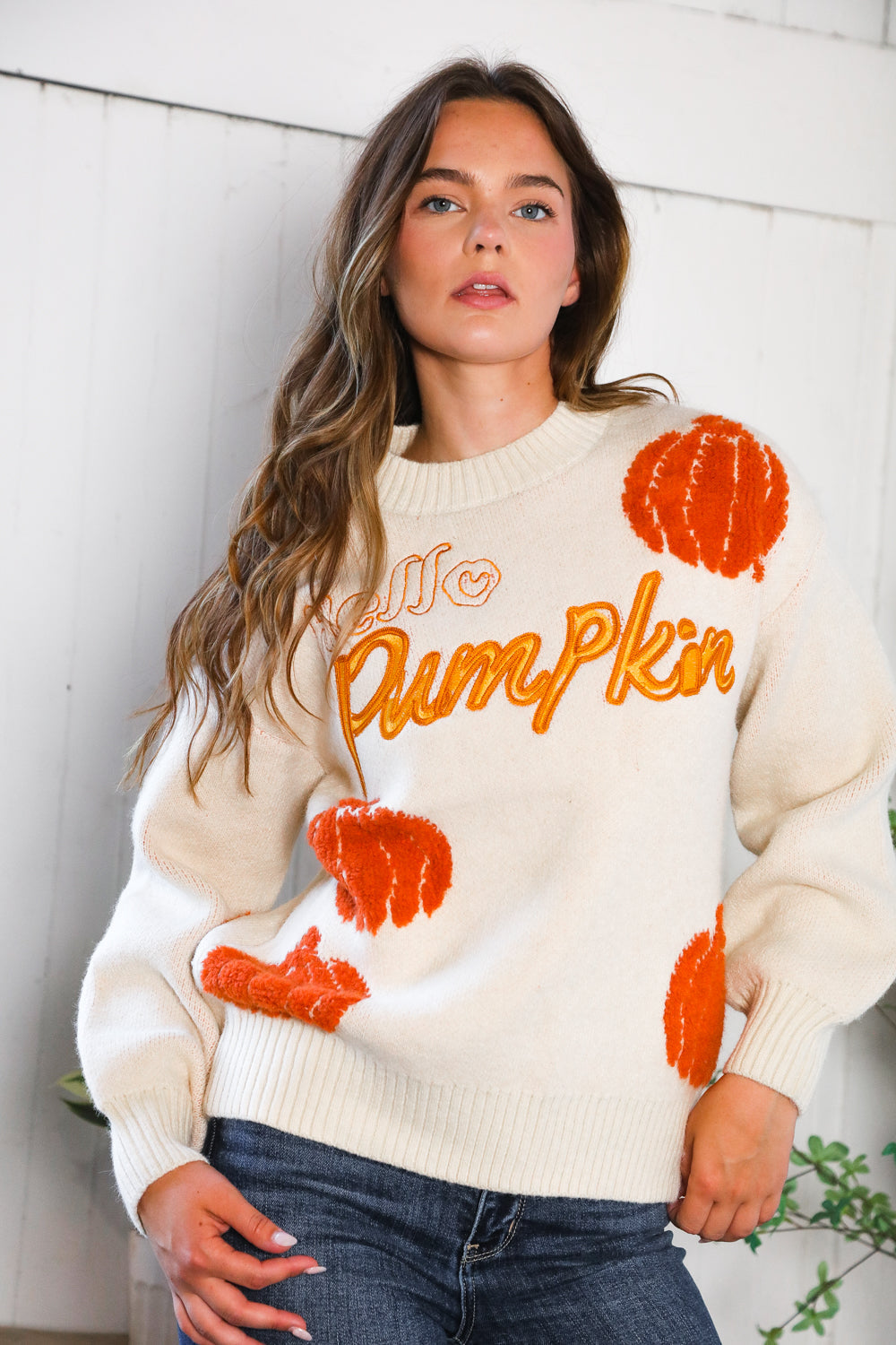 Hello Gourd-geous Pumkin Patch Pullover