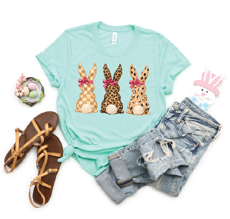 Three Bunnies- Graphic Tee