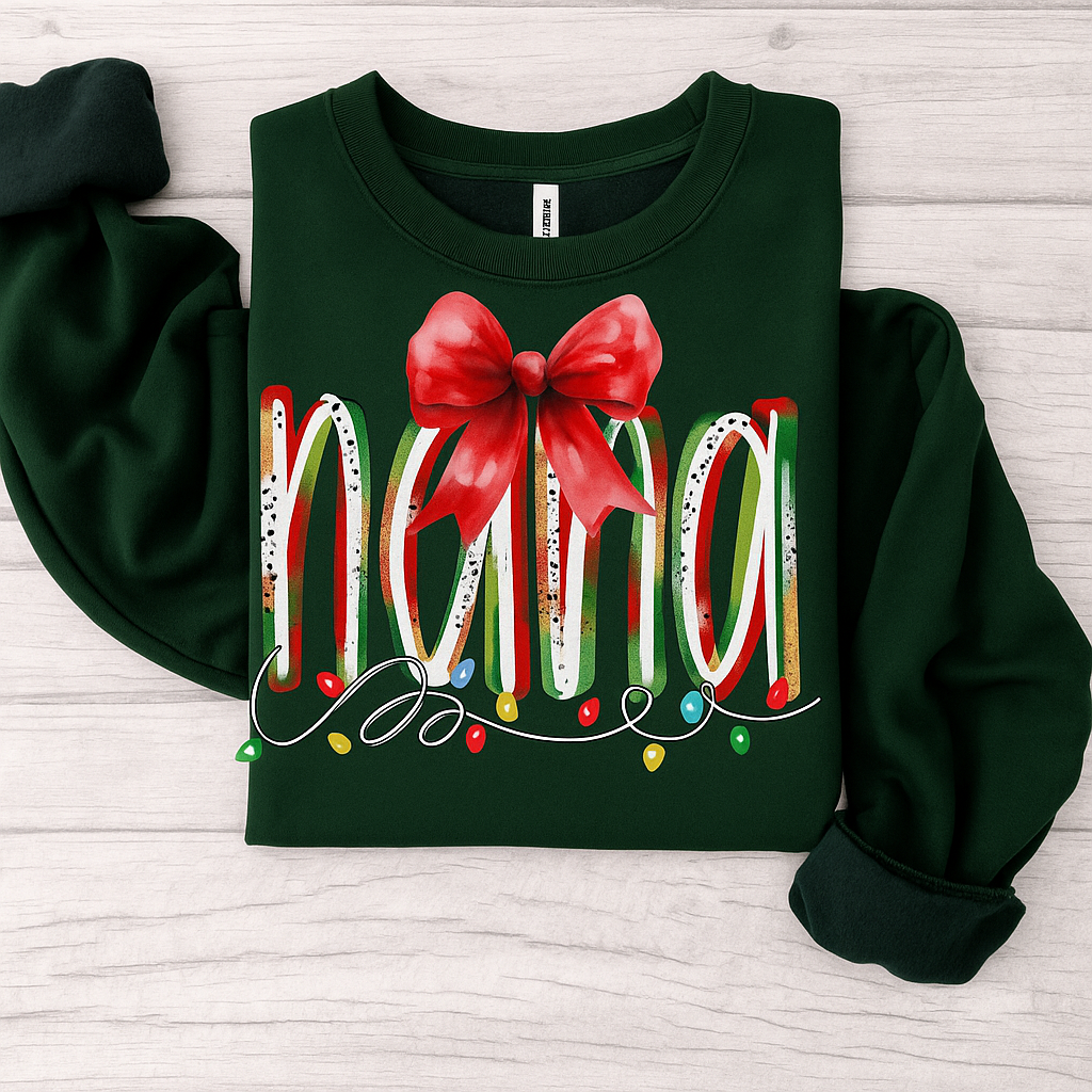 Customizable Mama Christmas Lights