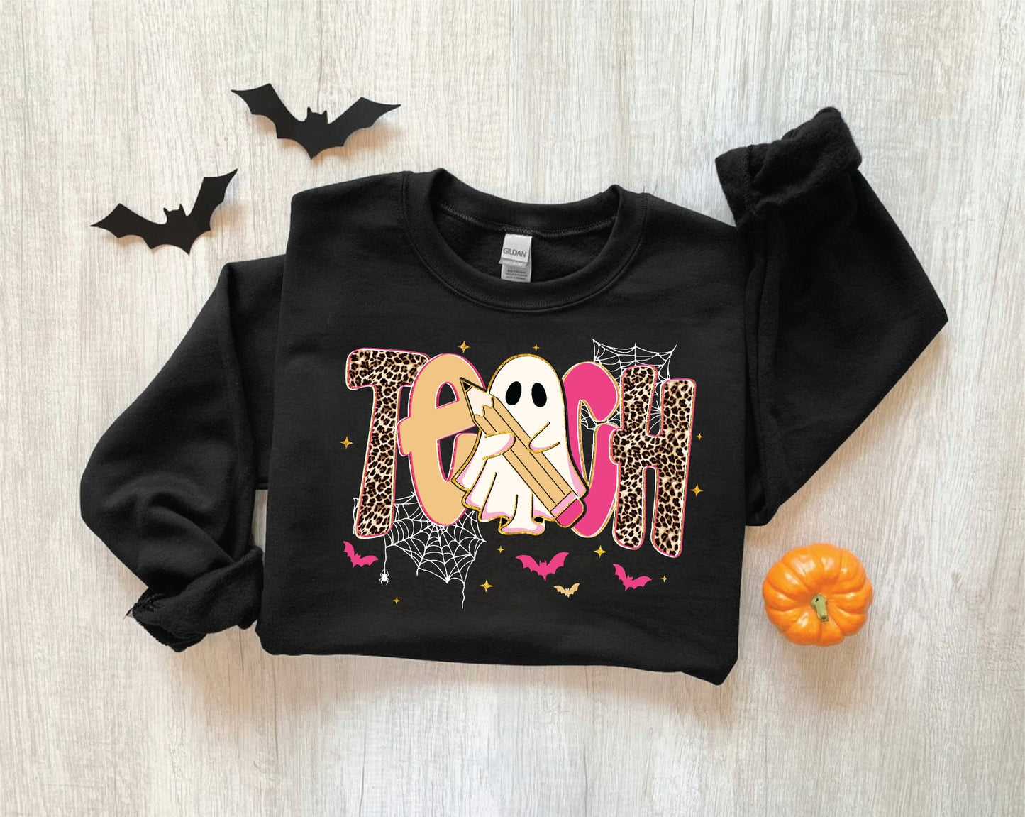 Teach Ghost- Graphic Sweater