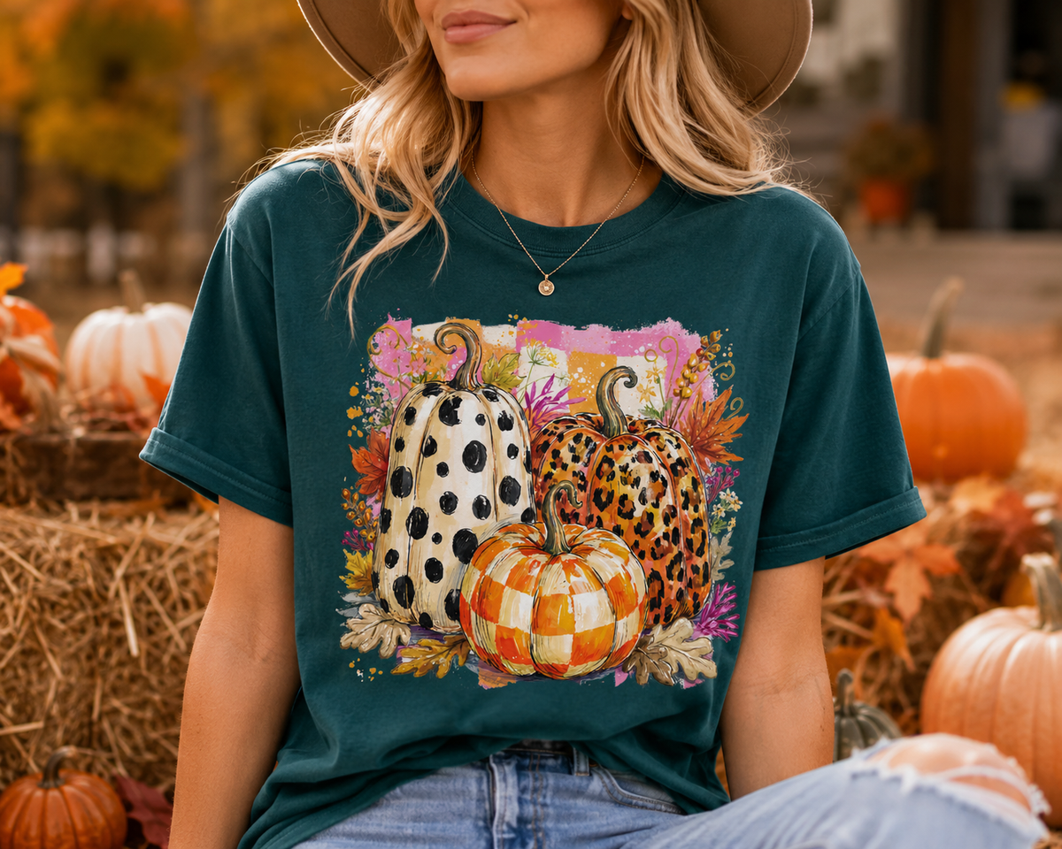 ASSORTED PUMPKIN TEE- GRAPHIC Tee