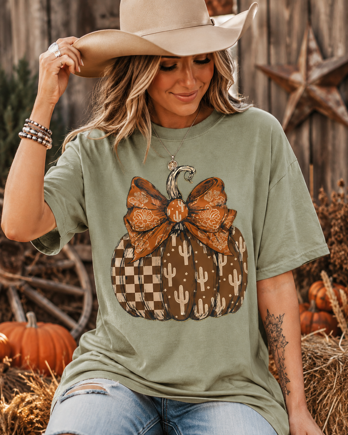 WESTERN PUMPKIN SAGE - Graphic T-Shirt