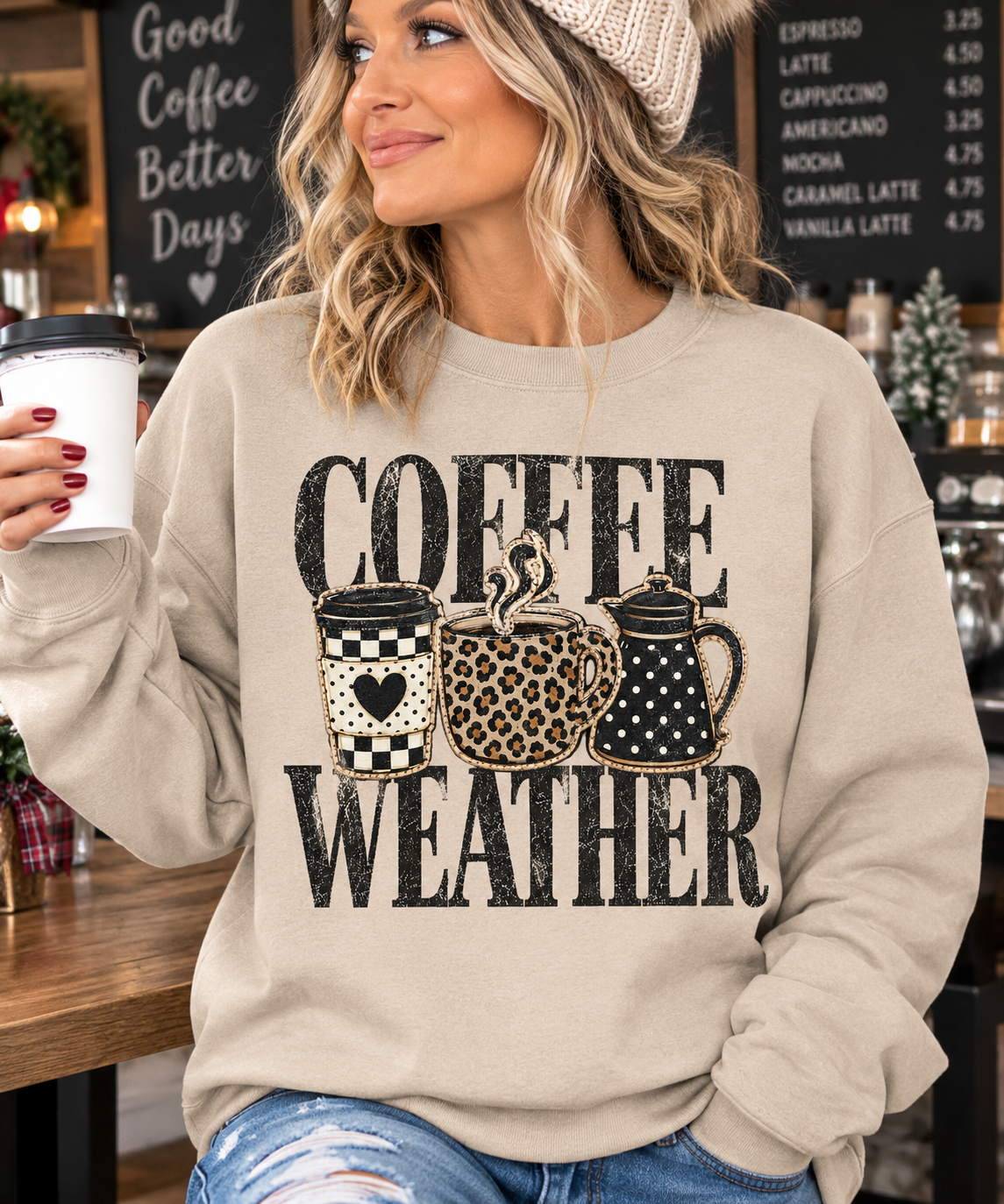 COFFEE WEATHER- Unisex Sweatshirt/Tee