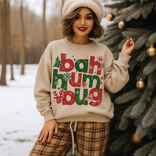 Bah Hum Bug- UNISEX GRAPHIC SWEATSHIRT