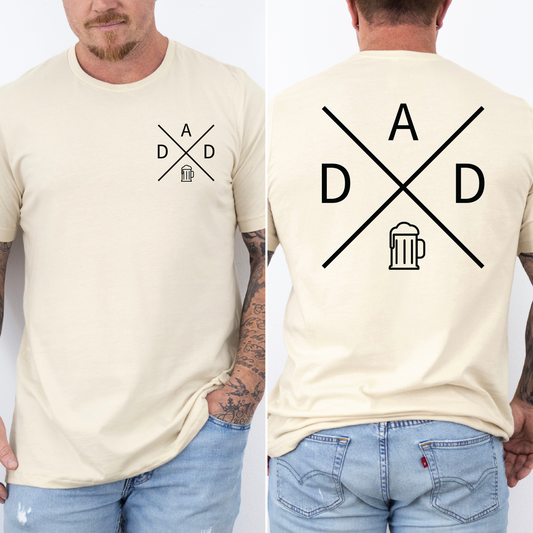 Dad Beer Crest Graphic Tee