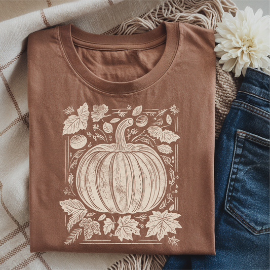 Fall Pumpkin Graphic T-Shirt