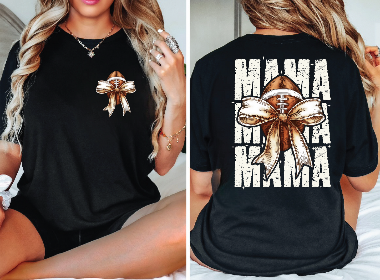 Football Mama Graphic T-Shirt