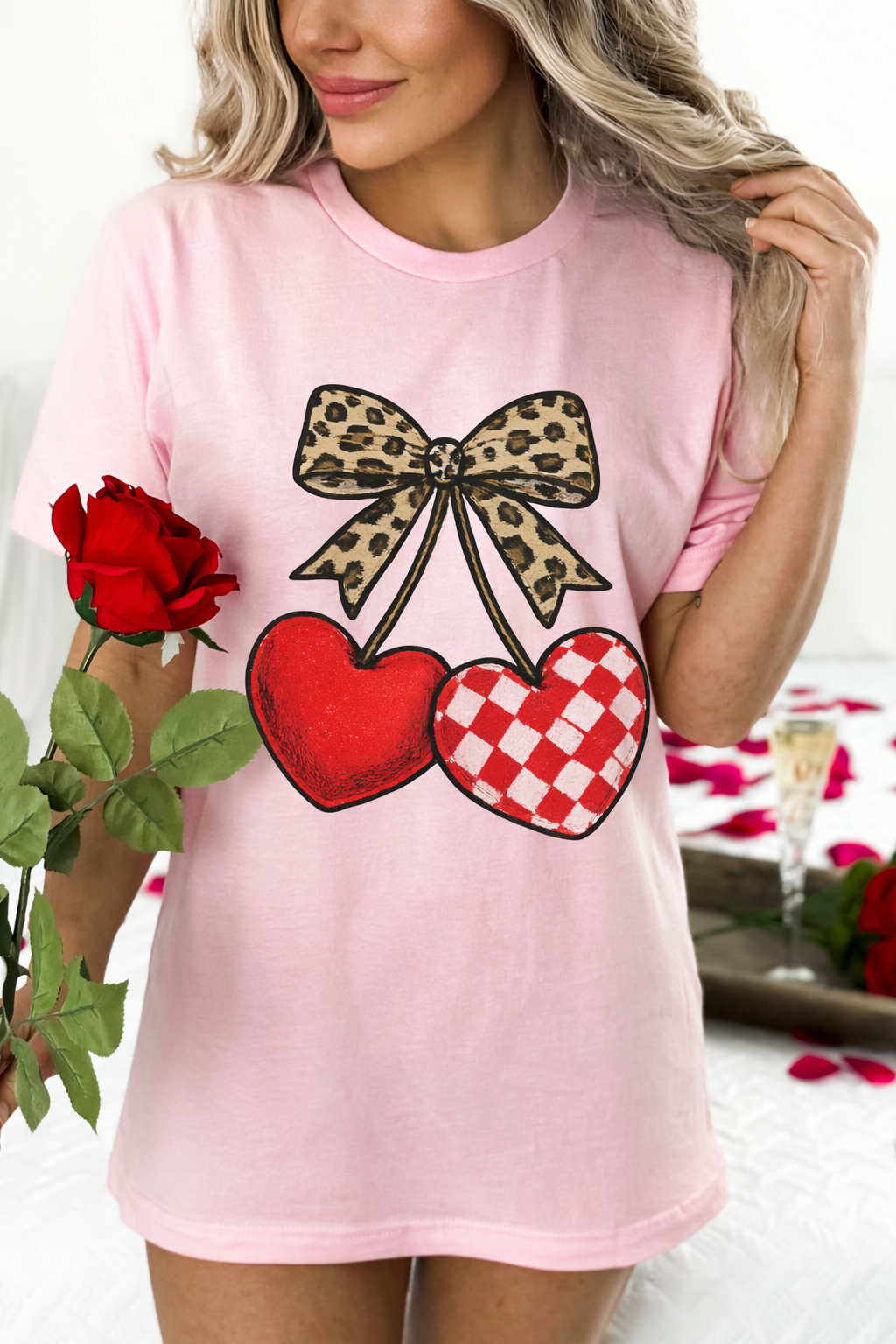 Leopard and Cherries - Unisex Graphic