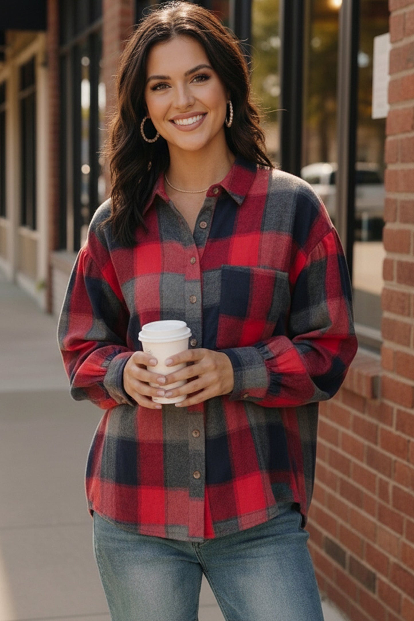 Lumberjack Love Flannel Button Down