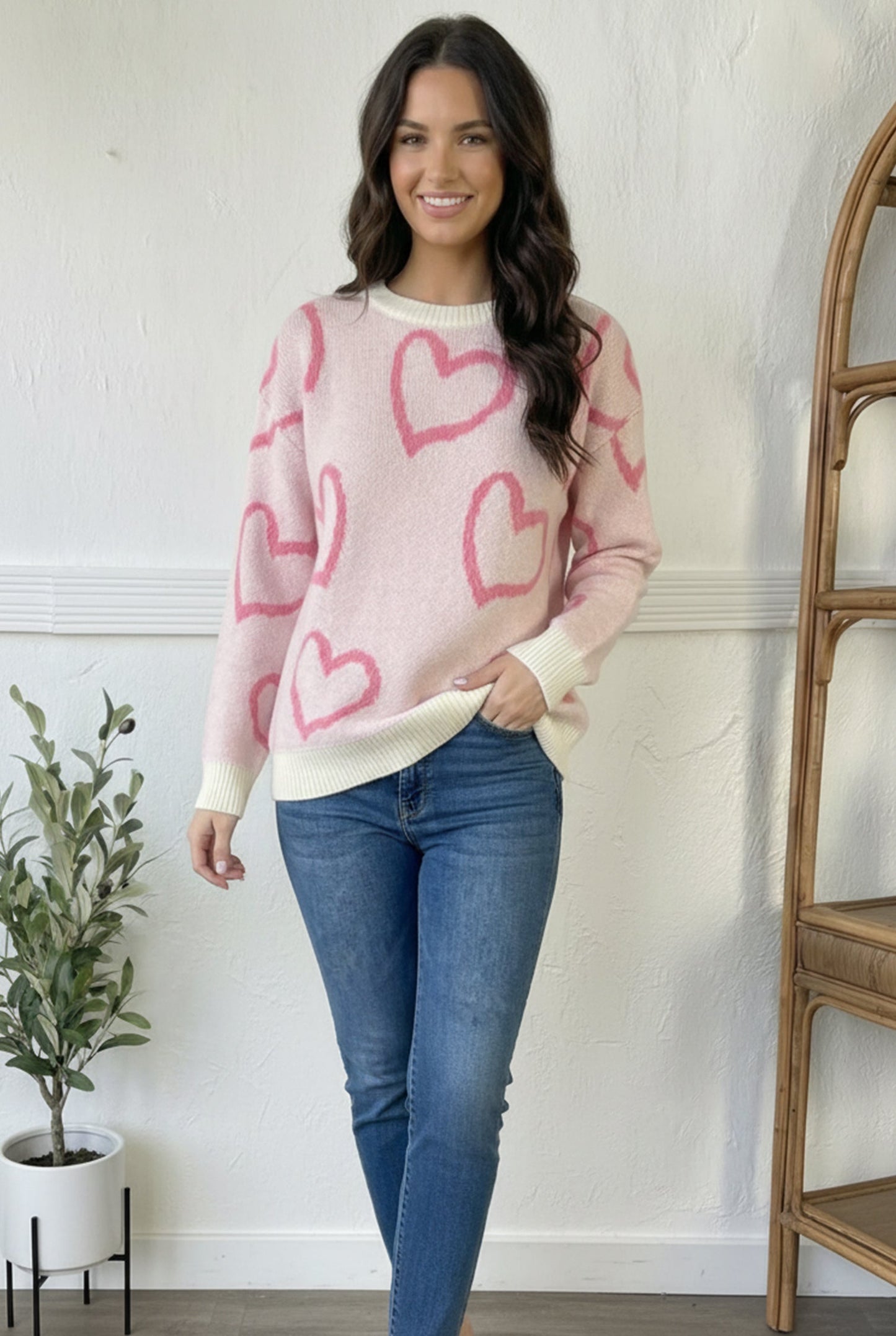 Love Notes Jacquard Sweater