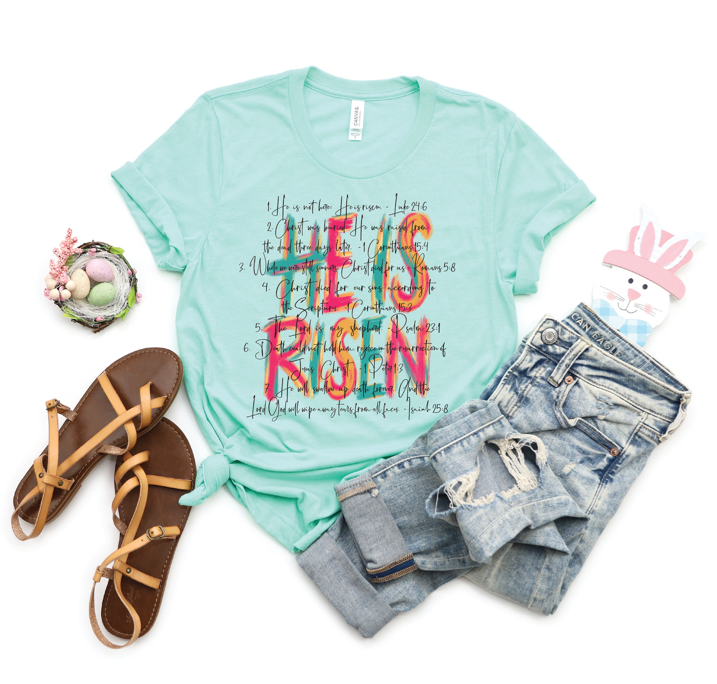 He is Risen- Easter Unisex Graphic Tee