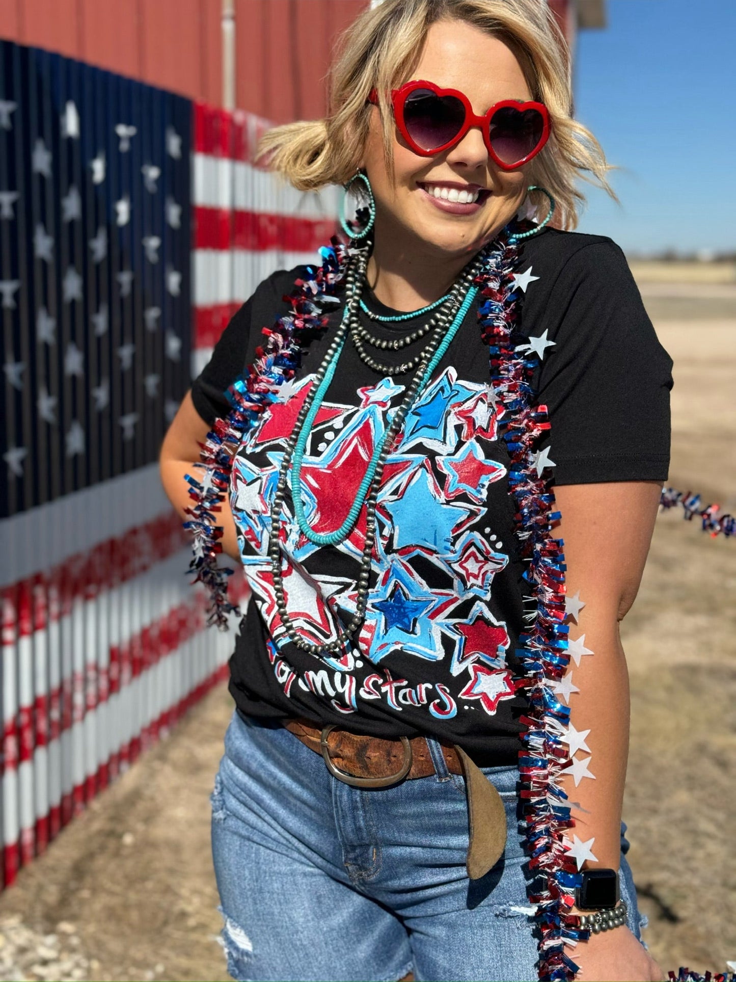 Callie Ann Stelter Oh My Stars Tee