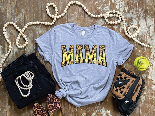 Softball Mama Leopard Unisex Sweater