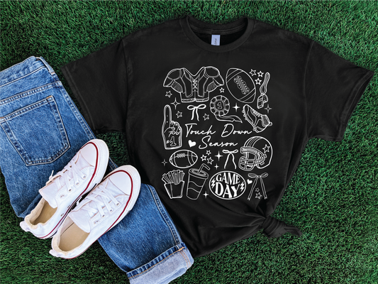 Touchdown Season- Football Graphic T-shirt
