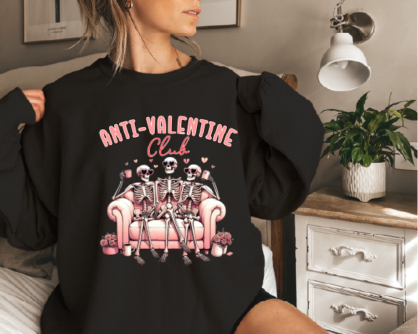 ANTI VALENTINES - UNISEX Graphic Sweatshirt