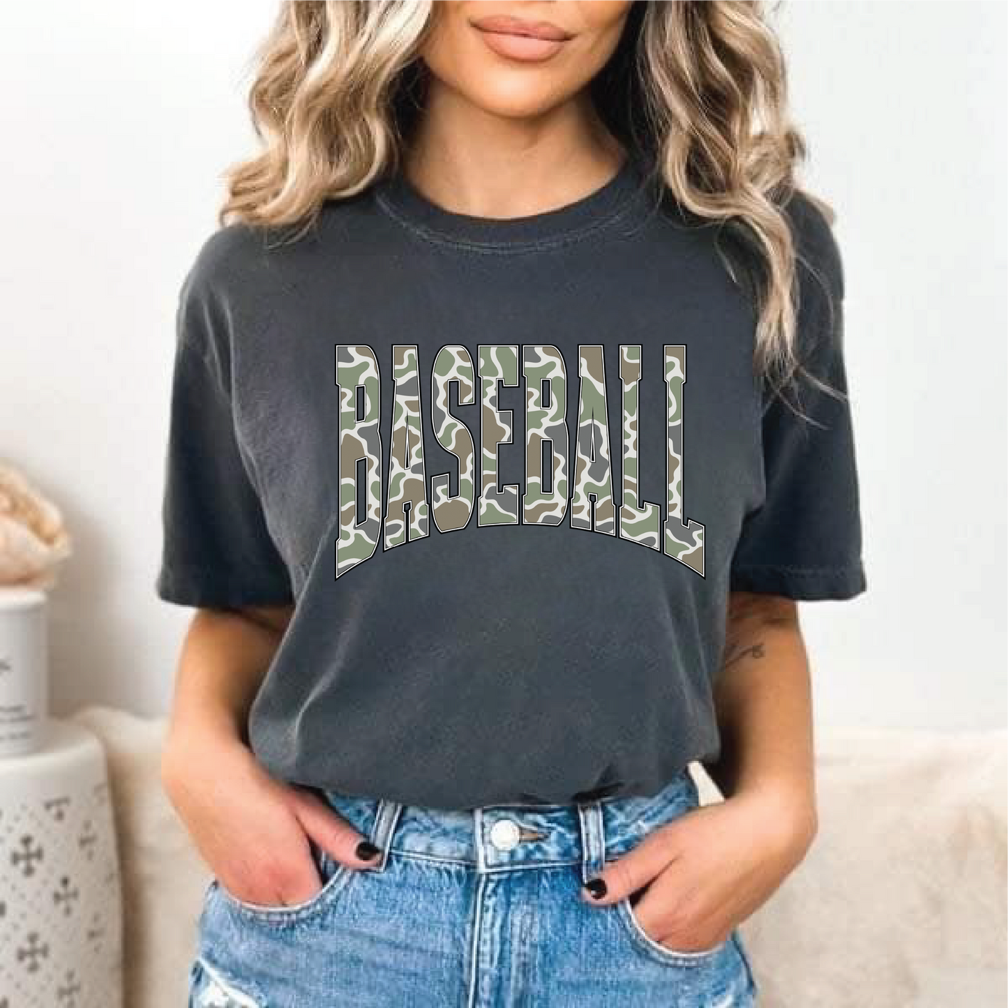 Baseball Camo Graphic Tee