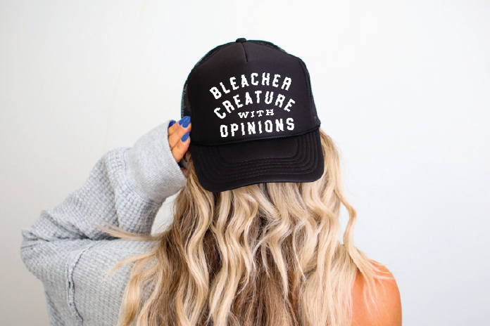 Bleacher Creature - UNISEX BLACK TRUCKER HAT
