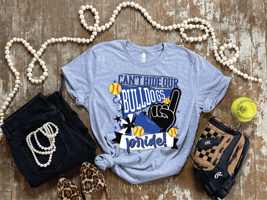 Cant Hide Your Pride Softball Spirit - Southern Belles & Company Boutique