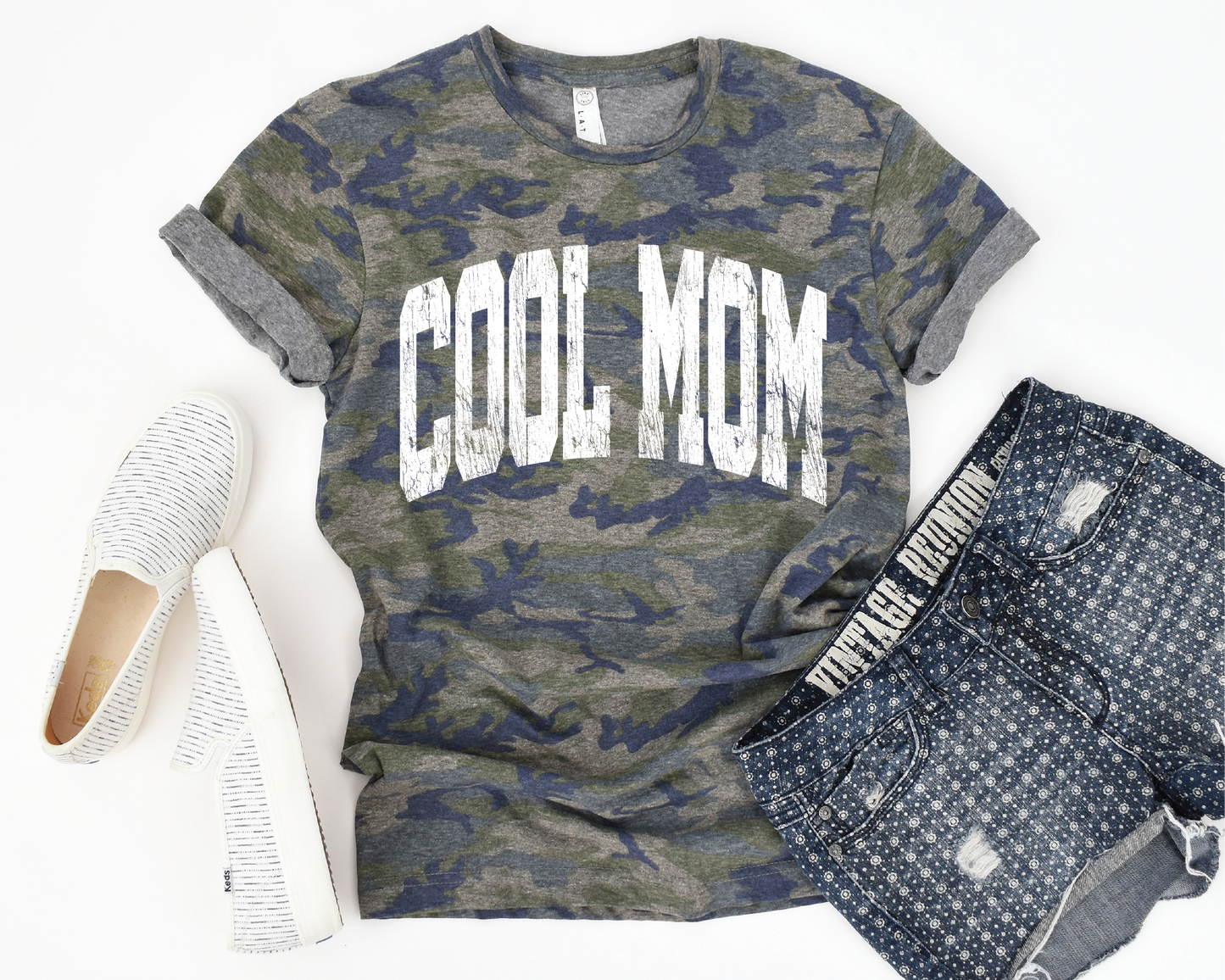 Cool Mom Unisex Camo Tee