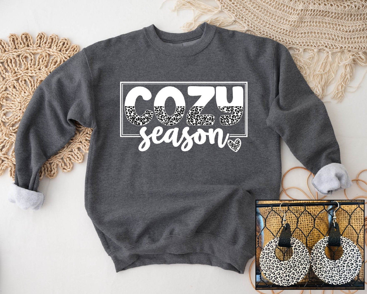 HD Custom- Cozy Season on Gildan Charcoal