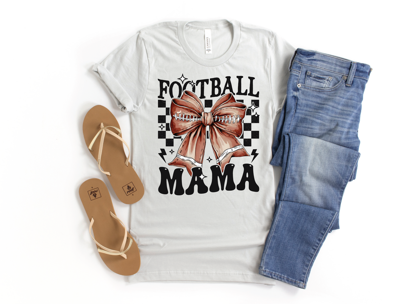 Football Mama Graphic T-Shirt