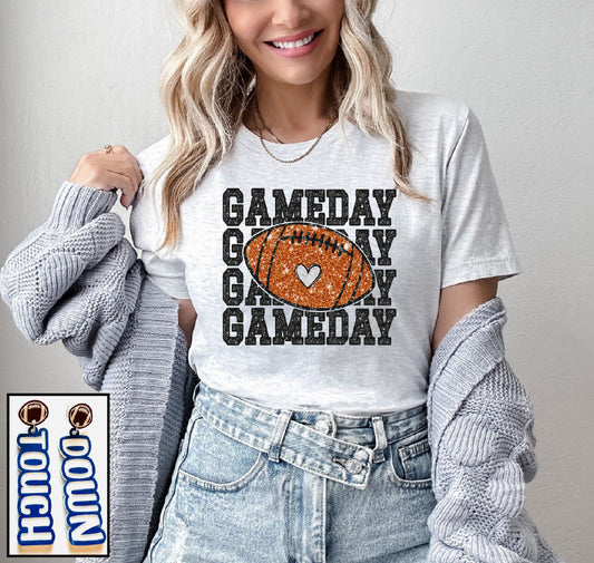 Game Day- Faux Sequin Football