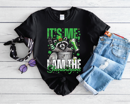 It's Me I'm The Shenanigans - Black Unisex Graphic Tee